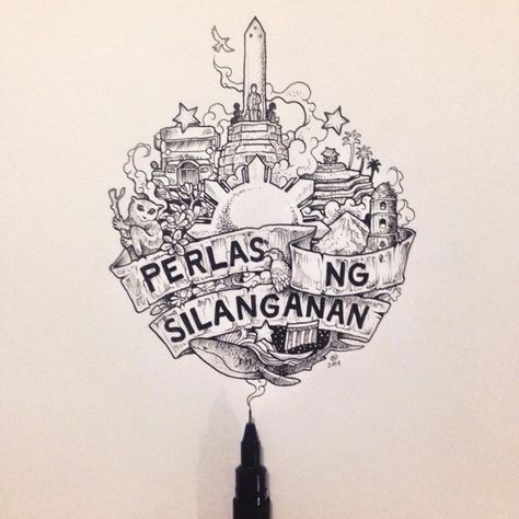 Sketchy Stories History Drawing, Philippine History, History Drawings, Filipino Art, Filipino Culture, Architecture Concept Drawings, Journal Doodles, Contemporary Artwork, Travel Tattoo