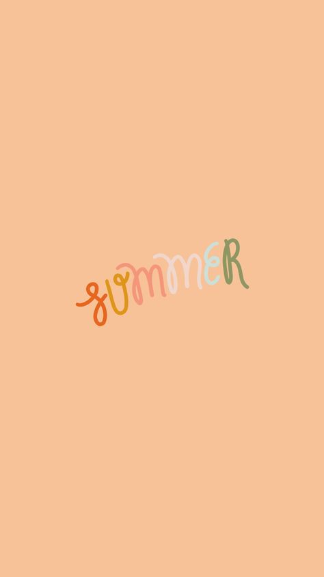 Simple Summer Iphone Wallpaper, Basic Summer Wallpaper, Hello Summer Wallpapers, Summer Backrounds, Summer Lockscreen, Summer Widgets, Summer Wallpapers, Widget Ideas, Summer Iphone