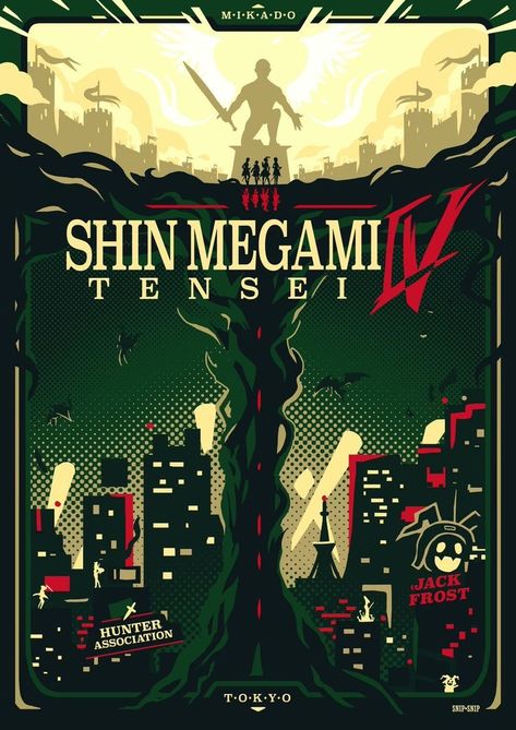 Shin Megami Tensei Iv, Atlus Games, The Fallen Angel, Shin Megami Tensei Persona, Savage Worlds, Megami Tensei, Serve God, Shin Megami Tensei, Pixel Art Design