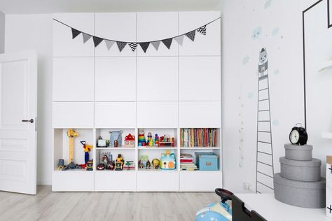 Ikea Kids Storage, Besta Ikea, Ikea Kids Room, Kids Storage Units, Ikea Wall, Ikea Living Room, Ikea Kids, Ikea Bedroom, Storage Kids Room