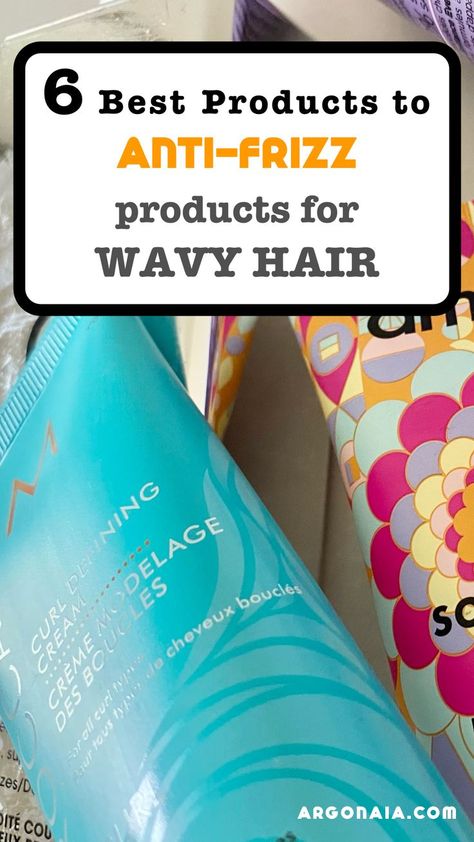 make wavy hair smooth Tame Frizzy Curly Hair, Prevent Frizzy Hair, Curly Hair Diffuser, Products For Wavy Hair, Tame Frizzy Hair, Frizzy Wavy Hair, Curly Hair Growth, Humidity Hair, Anti Frizz Hair