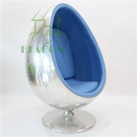 Aluminum Egg Pod Chair Alien Egg, Pod Chair, Chair Lounge, Modern Chair, House Things, Egg Chair, Table Fan, Modern Chairs, Guangzhou