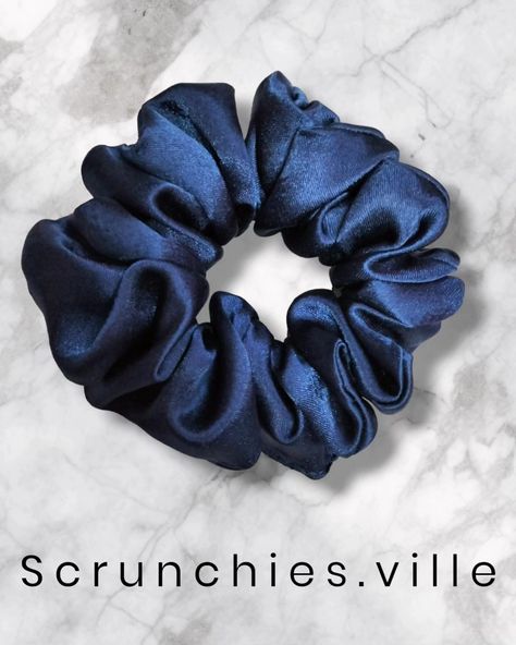 Complete your look with our timeless navy blue scrunchies💙 DM to order 🛍️ Scrunchiesvillesquad, scruncies, Smallbusiness, Hairaccessories, Scrunchiesville, Small Scrunchies, Mini Silk Scrunchies, Extra Large Scrunchie, Xl Scrunchie, Dark Blue Scrunchie, Scrunchies, Navy Blue, Small Business, Navy