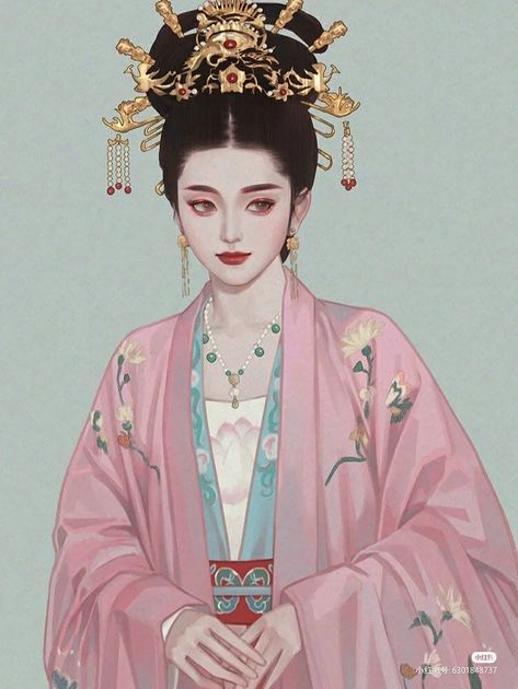 Song Dynasty Hanfu, Asian Style Art, Graphic Painting, Antique Paintings, Chinese Traditional Costume, Geisha Art, Chinese Art Girl, Illustration Art Girl, Song Dynasty