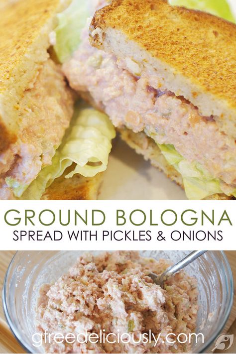 Ground Baloney, Ground Bologna Spread, Bologna Spread Recipes, Keto Bologna Recipes, Bologna Salad Sandwich Spread, Ground Bologna Sandwich Spread, Bologna Sliders, Pickled Bologna Recipe, Bologna Sandwich Spread