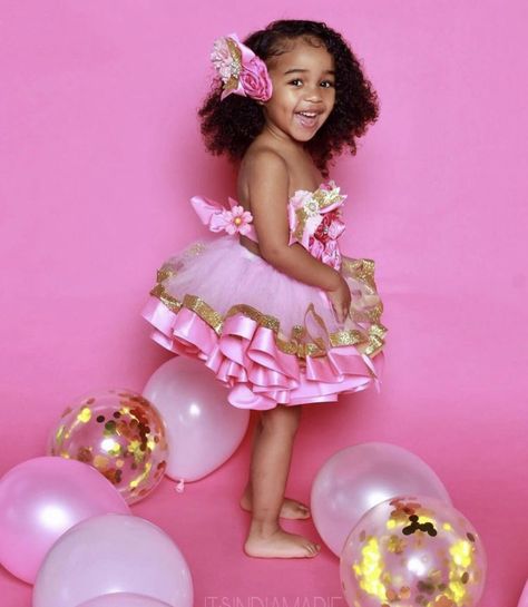 1st Birthday Outfit Girl, Black Kids Fashion, Birthday Girl T Shirt, Toddler Photoshoot, 1st Birthday Photoshoot, Party Photoshoot, Glam Photoshoot