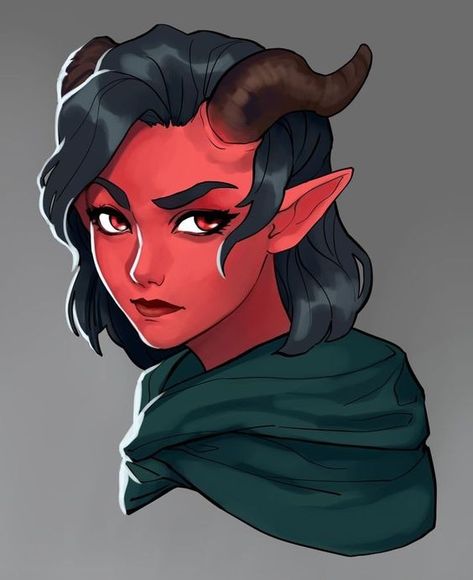 Female Tiefling Art, Tiefling Art, Female Tiefling, Tiefling Rogue, Tiefling Female, Dnd Tiefling, Fire Magic, Roleplay Characters, Demon Art