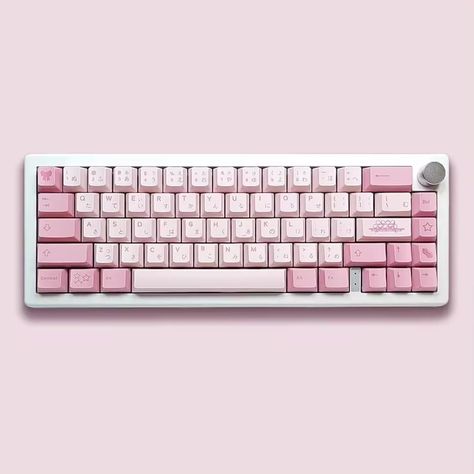 Ania Theme PBT Dye Sub Small Full Set Mechanical Keyboard DIY Keycaps Cherry Profile Pink Key Caps - AliExpress 7 Diy Keycaps, Profile Pink, Keyboard Pink, Pink Keyboard, Comfortable Bedroom Decor, Pink Key, Old Room, Key Caps, Gaming Room Setup