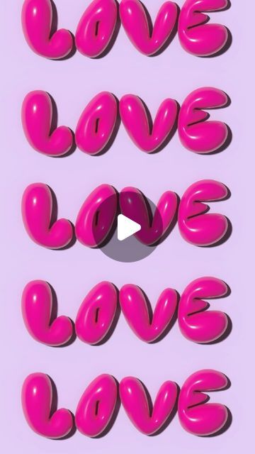 How to create 3d text in Adobe Illustrator | Inflated 3D text effect | Bubble text | pink | love 3d Letter Illustrator Tutorial, Adobe Illustrator Text Effects, Inflated Text, Bubble Writing Font, Fonts Bubble, Bubble Letter Fonts, Font Bubble, Bubble Font, How To Make Balloon