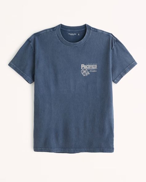 Men's Pacifico Graphic Tee | Men's Tops | Abercrombie.com American Clothing, Men's Tops, Mens Graphic Tee, American Apparel, Abercrombie Fitch, Graphic Tee, New Arrivals, Create Your, Sign Up