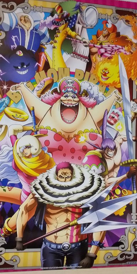 Whole Cake Island, Blox Fruit, Charlotte Katakuri, Big Mom Pirates, Charlotte Family, Whole Cake, Big Mom, One Piece World, Space Phone Wallpaper