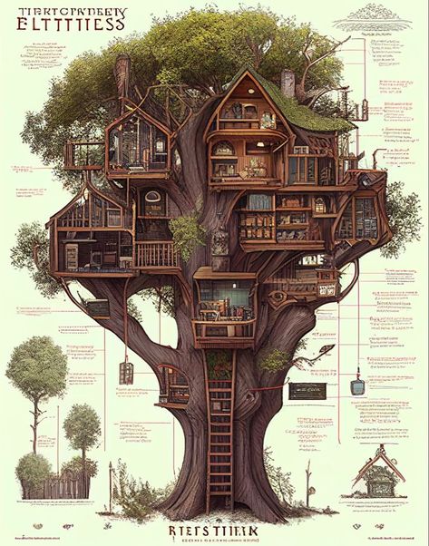 Vintage Apartment Decor, Vintage Apartment, Bloxburg House Ideas 2 Floor, Fantasy World Map, Tree House Designs, Not Funny, Fantasy Homes, Fantasy House, Fantasy City