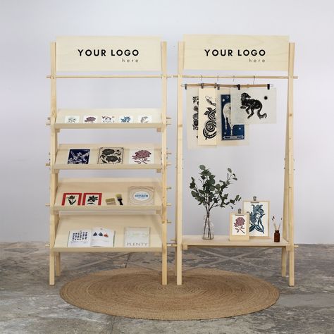 SET Boston Rack and Shelving Combo for Print Makers, Fashion Designers, Craftpeople - Etsy Art Festival Booth, Market Tent, Creative Booths, Vendor Table, Portable Backdrop, Craft Market Display, Creative Items, Market Booth, Market Stands