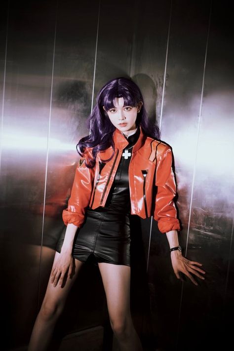 Neon Genesis Cosplay, Misato Cosplay, Girls Halloween Costume Ideas, Halloween Costumes Girl, Aesthetic Girl Drawing, Boss Aesthetic, Library Girl, Girls Halloween Dress, Evangelion Cosplay