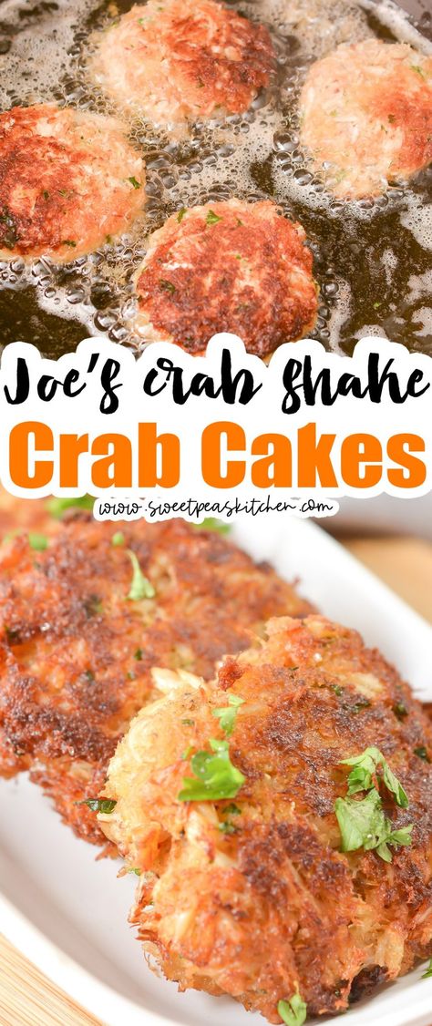 Cajun Crab Cakes, David Venable, Crab Cakes Recipe, Joe Crab Shack, Crab Cake Recipes, Carrot Chips, Keto Seafood, Crab Dishes, Cooking Fish