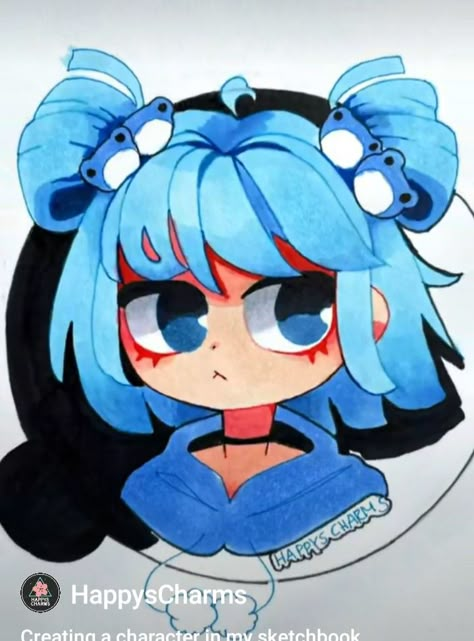 Creating A Character, Happy Charms, Posca Art, Manga Drawing Tutorials, My Sketchbook, Chibi Drawings, Cute Doodle Art, Cute Easy Drawings, Anime Character Drawing