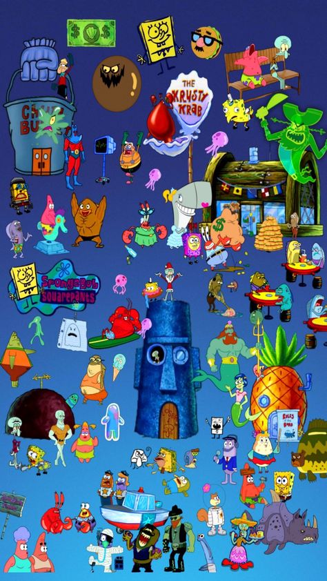 Random Spongebob Characters, Spongebob Food, Spongebob Squarepants Drawing, Spongebob Ideas, Spongebob Squarepants Characters, Spongebob Logic, Spongebob Comics, Spongebob Background, Spongebob Characters