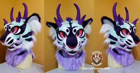 Tiger Fursuit, Dragon Fursuit, Fursuit Head, Illustrators On Instagram, Instagram Update, Illustrator, Character Design, For Sale, Fictional Characters