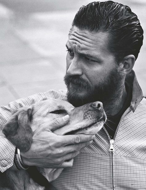 Love-for-dogs-tom-hardy Tom Hardy, A Dog, A Man