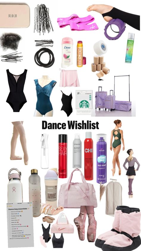 Dance Wishlist, Dancer Core, Beginner Ballet, Dance Essentials, Aussie Hair Products, Frozen Hair, Dance Comp, Dancer Lifestyle, Ballet Girl