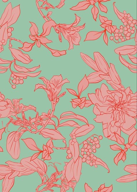 Tropical Prints Pattern, Fabric Paint Diy, Diy Fabric Crafts, Hippie Tapestry, Print Design Art, Textile Prints Design, Hand Printed Fabric, Flower Prints Art, Digital Print Fabric