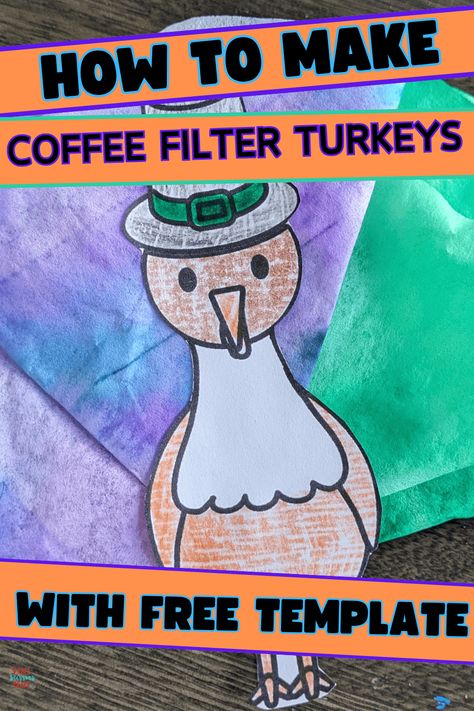 If you are looking for a fun and easy Thanksgiving craft that kids will love, coffee filter turkeys are a perfect way to bring creativity and festive cheer to the holiday season! Using simple materials like coffee filters and markers, this colorful craft is not only a breeze to make, but also a wonderful way to keep kids entertained while preparing for Thanksgiving. Thanksgiving crafts for kids, kids crafts, kids activities, toddler crafts, Holiday crafts, holiday printables, Thanksgiving Coffee Filter Turkey Preschool, Coffee Filter Turkey Craft, Coffee Filter Turkey, Quick Kids Crafts, Craft Thanksgiving, Easy Thanksgiving Crafts, Crafts Holiday, Thanksgiving Craft, Turkey Craft