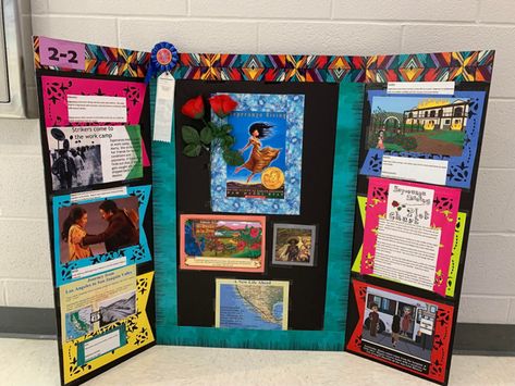 Each year, our students read Esperanza Rising and have to make a final project with all book report type information Esperanza Rising Art Projects, Esperanza Rising Projects 5th Grades, Rising Action Anchor Chart, Esperanza Rising Novel Study, Esperanza Rising, 5th Grade Art, Book Report, Fifth Grade, Student Reading