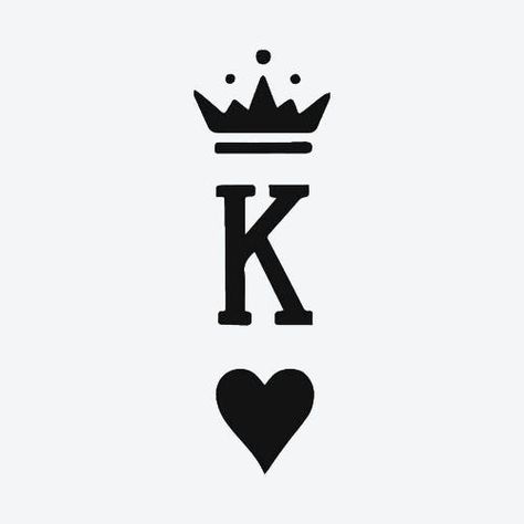 Cool Love Tattoos, King Hearts Tattoo, King Of My Heart Tattoo, King Of Hearts Drawing, King Of Spades Tattoo, King Tattoo Design, King Of Hearts Tattoo, Royal Tattoo, Monarch Tattoo