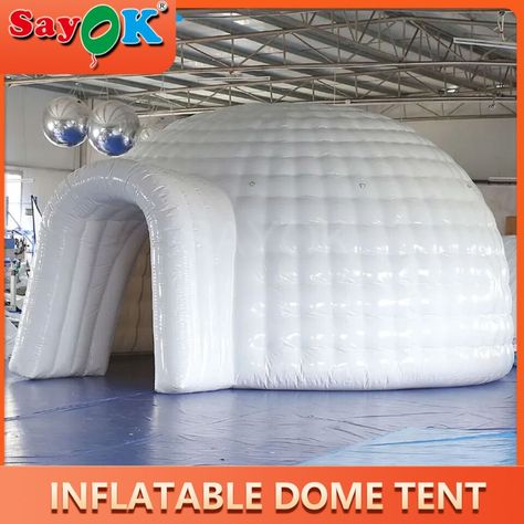 Airtight PVC Inflatable Igloo Dome Tent Waterproof Event Tent for Outdoor Party Lap Land, Clown Character, Wedding Exhibition, Hiking Tent, Market Ideas, Event Tent, Dome Tent, Midnight Sun, True North