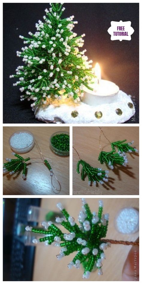 DIY Mini Bead Christmas Tree Candle Holder Tutorial Diy Candle Holders Ideas, Tree Decorations Diy, Bead Christmas Tree, Beaded Christmas Tree, Christmas Tree Beads, Christmas Tree Candle Holder, Tree Candle Holders, Tree Candle, Christmas Tree Decorations Diy