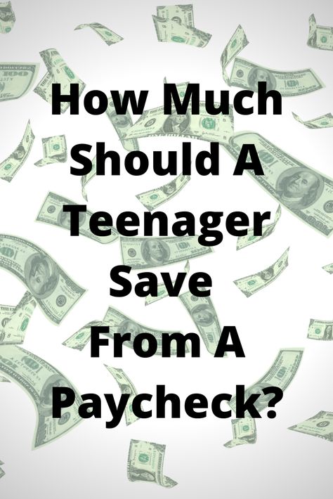 Are you curious about how much should a teenager save from a paycheck? Check out this new post on our blog to hear our advice!  #Teenfinancialfreedom #blog #financialadvice #teenmoney #spendmoney #savemoney #business #entrepreneur #investing #motivation #finance #money #success #blogger #teenpreneur #teens #teenwisdom #teenbudgeting #passiveincome #millionaire #makemoneywhileyousleep #businessideas #financialfreedom #teenadvice #collegesaving #retireearly #millionairemindset #inspiration #invest Investing Motivation, Personal Savings, Saving Habits, Fun Money, Paycheck Budget, Teen Money, Money Success, Savings Planner, Saving For College