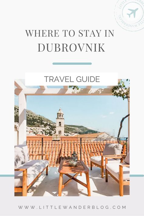 WHERE TO STAY IN DUBROVNIK - Little Wanderblog Croatia Travel Guide, Guest Houses, Croatia Travel, Dubrovnik Croatia, On The Road Again, Boutique Hotels, Dubrovnik, Oh The Places Youll Go, Travel Bucket List