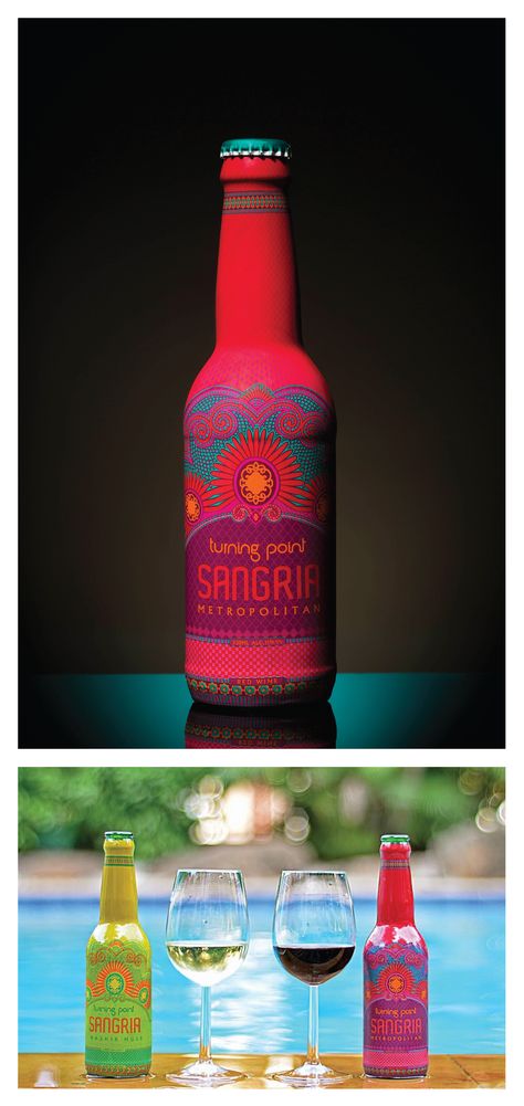 Packaging for India’s first ready-to-drink Sangria. Sangria Bottle, Sauce Packaging, Liquid Packaging, Indian Drinks, Luxury Packaging Design, Juice Packaging, Mirror Design, Magic Mirror, Wine Packaging