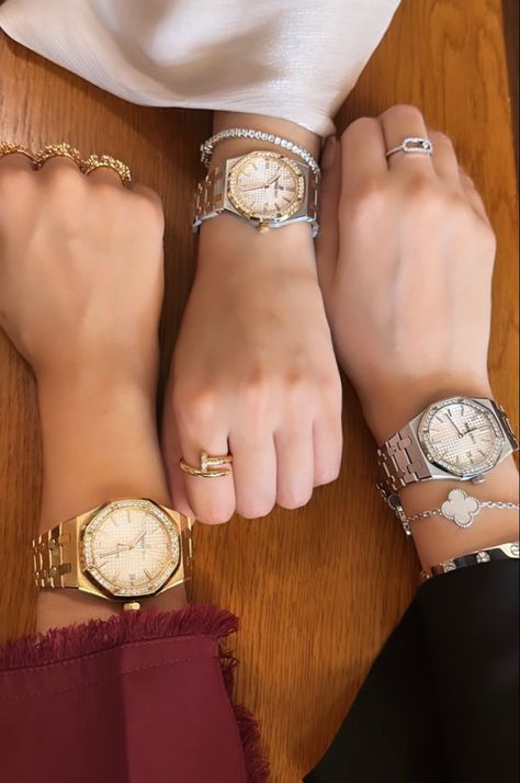 #audemarspiguet #rolexwatch #patekphilippe #luxury #fashion #jewelry #vancleefarpels #cartier Watches And Bracelets, Luxurious Lifestyle, Van Cleef Arpels, Girly Jewelry, Patek Philippe, Audemars Piguet, Rolex Watches, Luxury Watches, Luxury Lifestyle