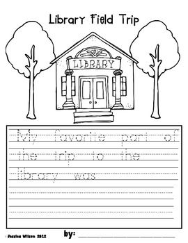 Field Trip Follow Up - Library Library Field Trip, Kindergarten Rocks, Public Libraries, Classroom Printables, Unit Plan, Animals Design, Free Library, Dean Ambrose, Field Trips