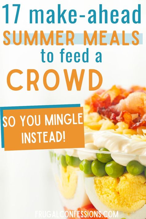 Summer Lunches For A Crowd, Easy Bbq Ideas For A Crowd, Healthy Meal For A Crowd, Make Ahead Cookout Food, Easy Make Ahead Meals For A Crowd, Beach Meals For A Crowd, Quick Lunch For A Crowd, Easy Poolside Meals, Grilling For A Crowd Summer