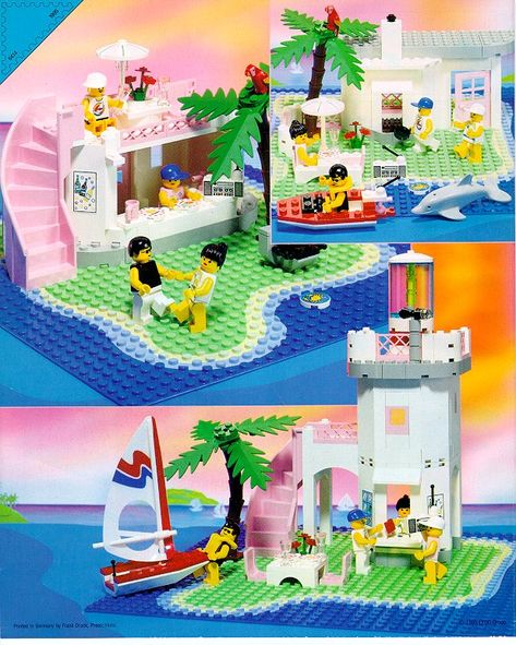 Lego Paradisa, Vintage Lego Instructions, Wildflower Lego Set, Missed Connections, Lego Abandoned Building, 1970s Lego Sets, Lego Girls, Lego Collection, Lego Tales Of The Space Age