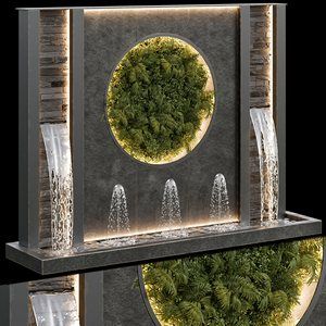 Modern Water Feature, Water Wall Fountain, Water Fountain Design, Outdoor Waterfalls, Garden Wall Designs, Water Feature Wall, Indoor Waterfall, Fountain Design, Waterfall Design