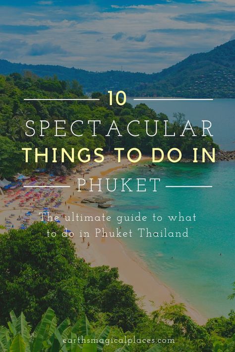 All the top things to do in Phuket Thailand! Think of this as your ultimate Phuket travel guide to the best beach, nightlife, resorts and so much more! | Things to do bucket lists | What to do in Phuket! #travel #thailand #phuket #guide Honduras Photography, Phuket Travel Guide, Things To Do In Phuket, Oklahoma Travel, Phuket Travel, Thailand Itinerary, Thailand Adventure, Thailand Vacation, Thailand Phuket