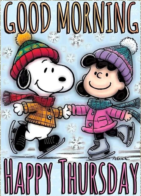 Happy Thursday Christmas, Thursday Christmas, Good Morning Christmas, Good Morning Winter, Good Morning Snoopy, Good Morning Thursday, Snoopy Cartoon, Good Morning Happy Friday, Morning Memes