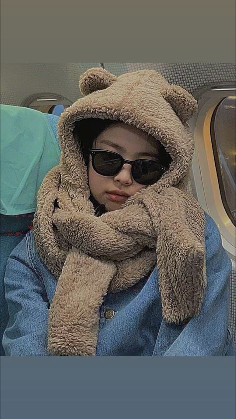 Beanie Bears, Hoodie Scarf, Bear Head, Bear Hat, Bear Hoodie, How To Wear Scarves, Head Covering, 2024 Vision Board, 2024 Vision