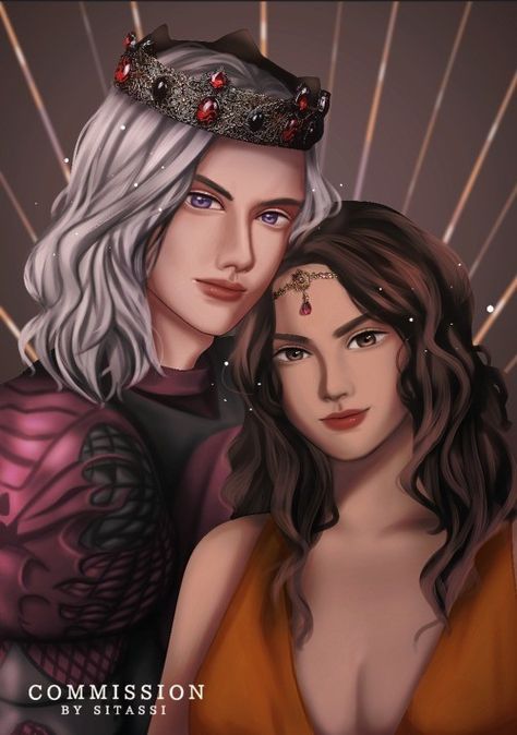 Arianne Martell, Elia Martell, Halo Funny, Asoiaf Art, Crazy Fans, Game Of Thrones Art, House Targaryen, Royal House, Commission Art