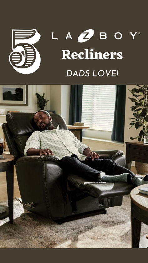 Whether he’s chilling with the family or watching the big game, a La-Z-Boy recliner is the ultimate Dads chair. Check out this list of La-Z-Boy Recliners that are best-sellers among dads! Lazy Boy Chair, Dads Love, Lazy Boy Recliner, Florida Condos, Lazy Boy, Family Tv, Lift Recliners, Tall People, La Z Boy