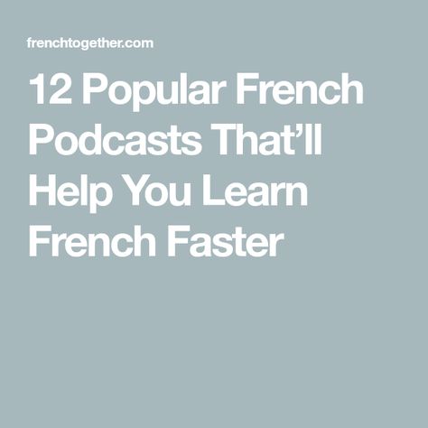 French Podcasts, Why Learn French, Learn French Fast, French Poems, Learn French Beginner, French For Beginners, Learn Another Language, French Movies, French Lifestyle