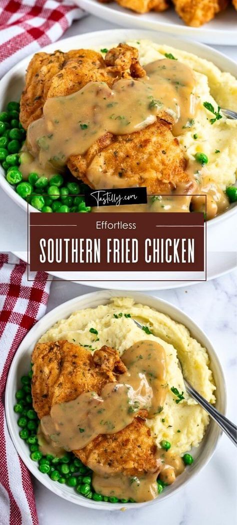 Effortless Southern Fried Chicken: Fast Prep, Easy Cooking via @tastillyb