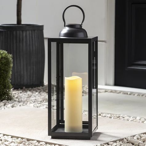 Outdoor Lights | Lights4fun.co.uk Torches Tiki, Solar Garden Lanterns, Battery Candle, Cream Candles, Grey Slate, Led Bleu, Battery Candles, Garden Lanterns, Outdoor Candles