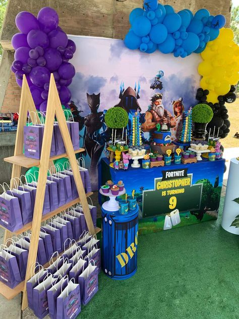 Fortnite Birthday Party Ideas | Photo 1 of 4 | Catch My Party Fortnite Pool Party Ideas, Fornite Party Ideas, Fortnight Birthday, Fortnight Party, Fortnite Birthday Party Ideas, Fortnite Birthday Party, Pool Party Ideas, Fortnite Party, Fortnite Birthday