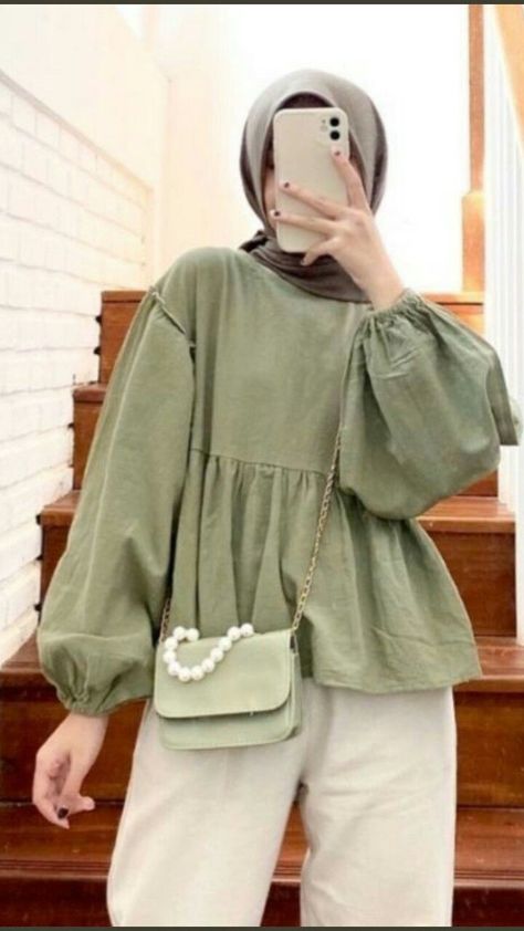 [AffiliateLink] 65 Most Popular Muslim Fashion Dress Modern Top Ideas To Save Right Now #muslimfashiondressmoderntop Blouse Hijab Style, Summer Muslim Outfits Casual, Muslim Fashion Dress Modern, Earth Tone Clothes, Stylish Outfits Casual, 00s Mode, Modest Casual Outfits, Blouse Casual Fashion, Modern Tops