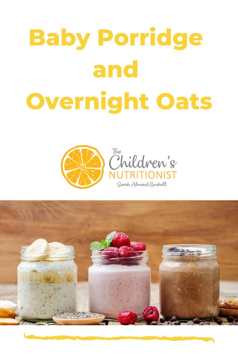 Blw Overnight Oats, Baby Overnight Oats, Overnight Oats Baby, Overnight Oats For Baby, Baby Porridge Recipe, Rolled Oats Recipe, Overnight Porridge, Baby Nutrition, Release Energy