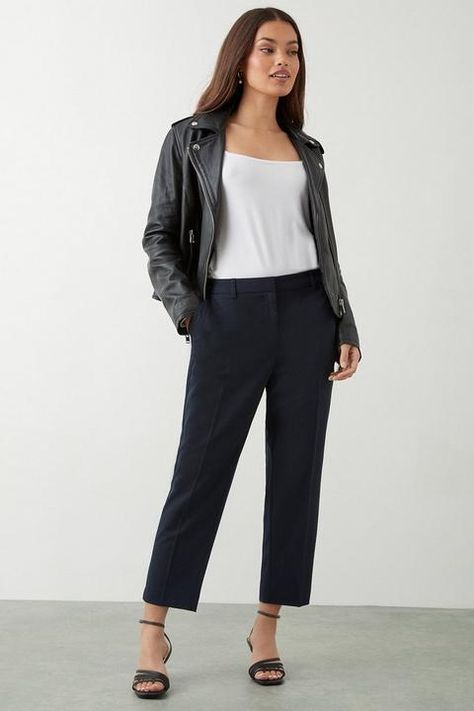 Petite Trousers | Petite Leggings | Dorothy Perkins UK Petite Trousers, Black Flared Trousers, Petite Leggings, Formal Trousers, Checked Trousers, Black Flare, Smart Casual Outfit, Trending Sunglasses, Straight Trousers